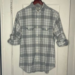 J.Crew 100% Cotton Flannel Button Down Shirt